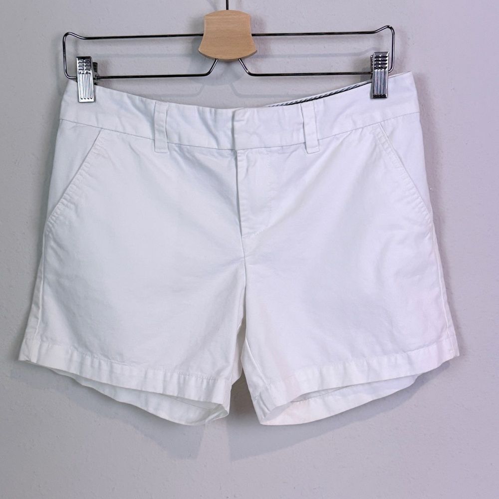 Tommy Hilfiger White 5” Cotton Shorts 4